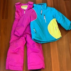 Ski Bib and Jacket excellent condition - Sz 4